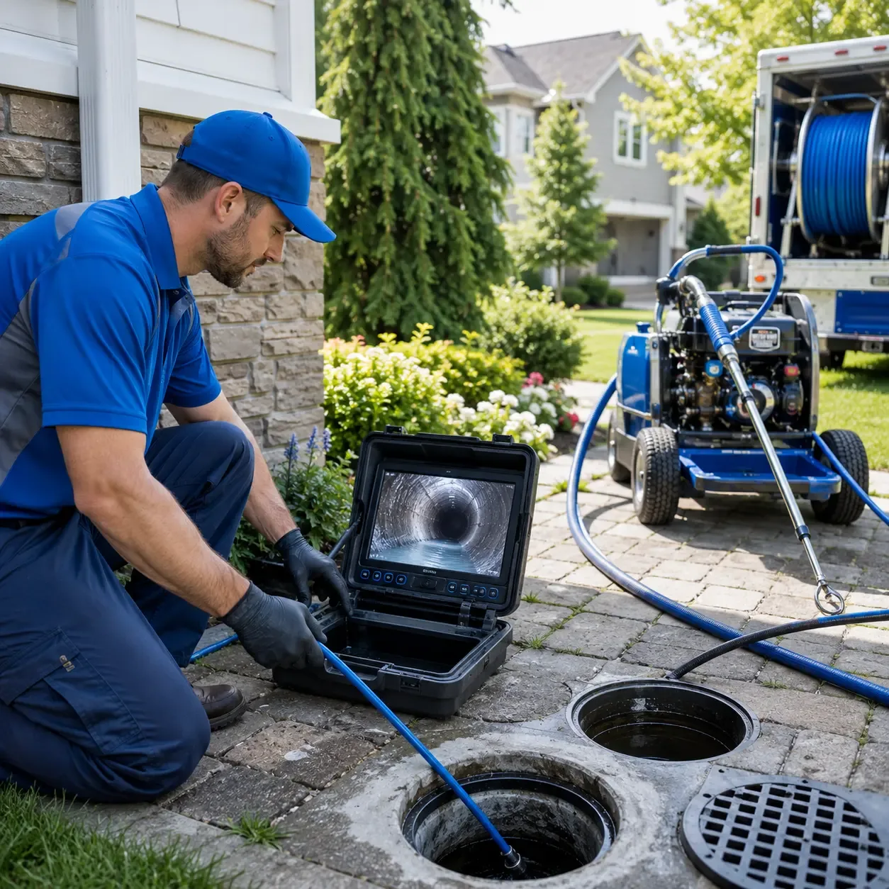 Outdoor drain cleaning professionals serving Franklin Square, NY